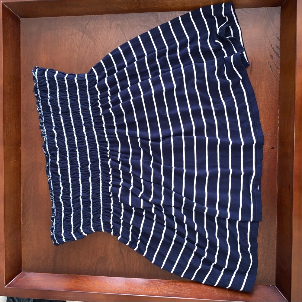 Sophie Max Stripped Blue and White Tube Top